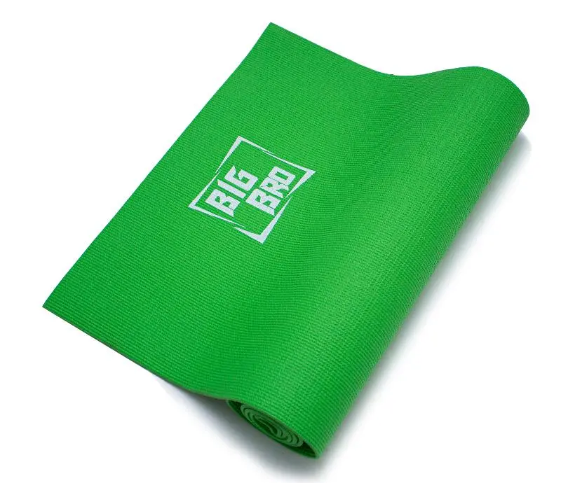 Коврик BIG BRO для йоги 183*61*0.6 зеленый от магазина Супер Спорт
